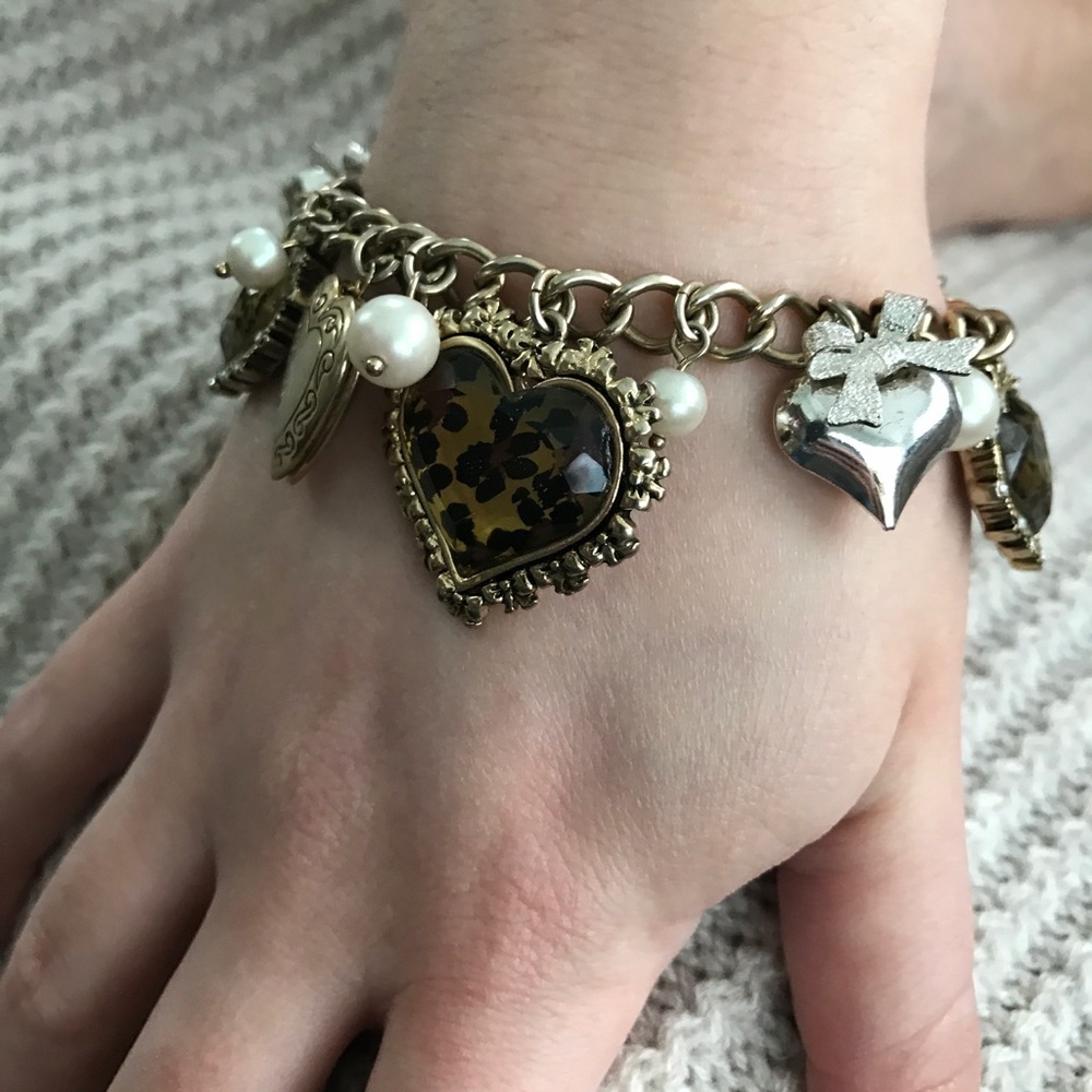 Betsey Johnson charm bracelet